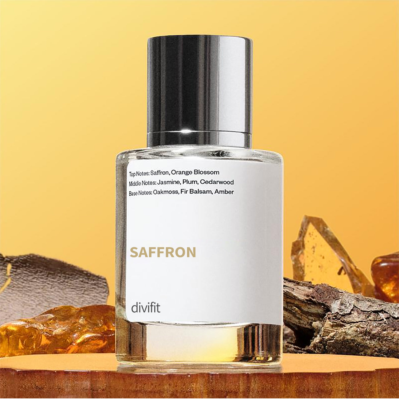 🔥40% OFF Divifit Saffron Perfume – Unisex Eau de Parfum, 50ml, Long-Lasting Scent