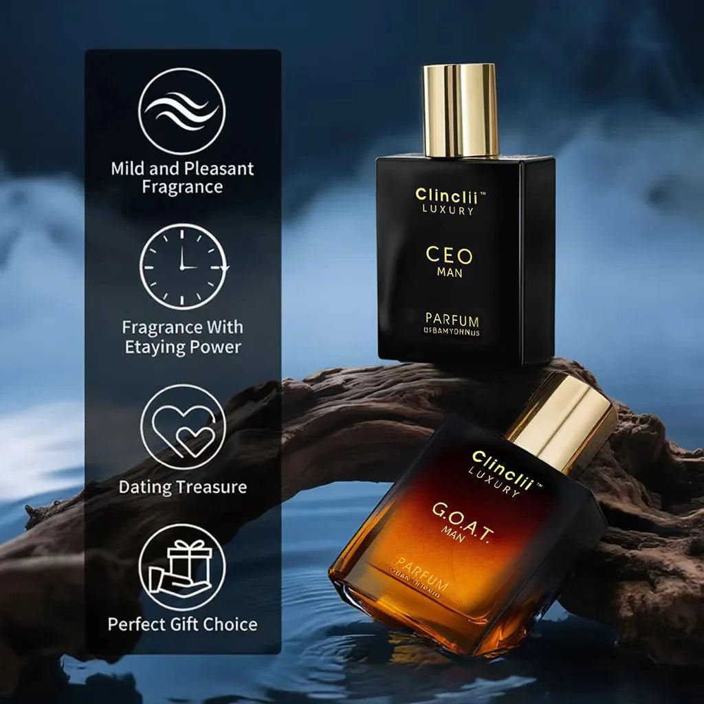 🔥Flash Sale: 60% OFF New Year 🔥Gentlemen's Fragrance Setwith CEO MAN Perfume & G.O.A.T MAN Aroma & HO Perfume | 100 ML
