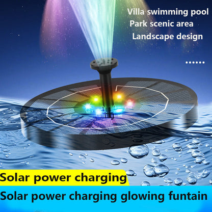 Solar-Powered LED Pool Fountain - Perfect Upgrade for Your Swimming Pool